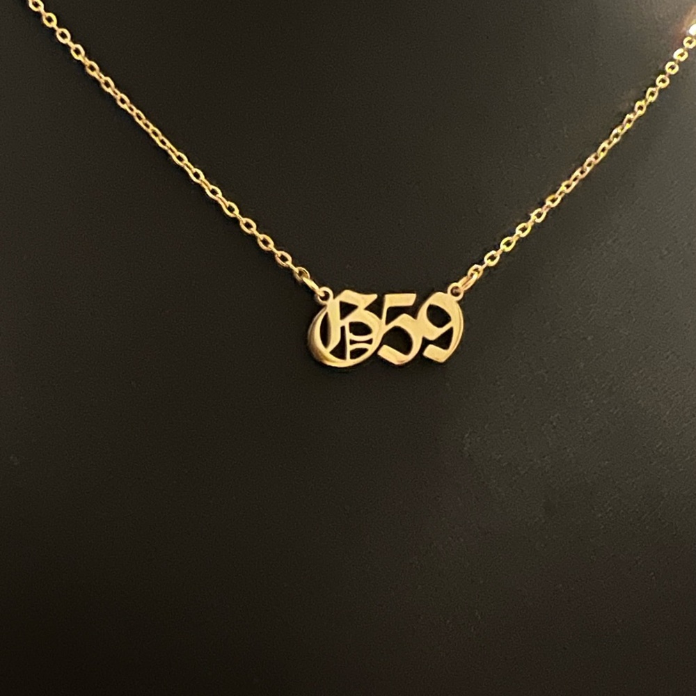 CUSTOM G59 INSPIRED 18k Gold Plated Stainless Steel Necklace